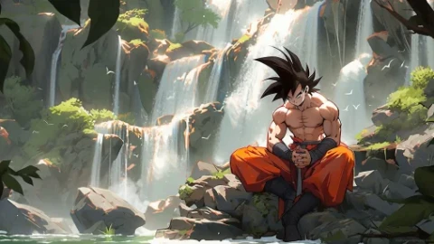 Goku Meditating 4K Live Wallpaper - Free Live Wallpaper