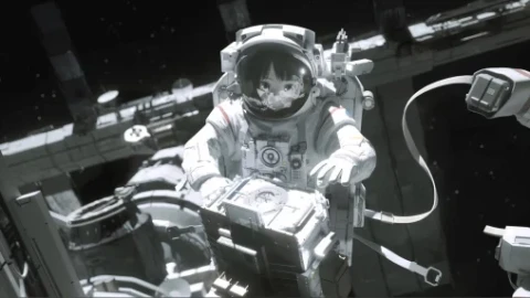 Space Girl HD Live Wallpaper - Free Live Wallpaper