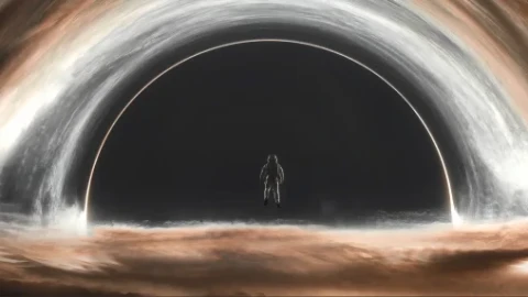 Astronaut And Black Hole Live Wallpaper - Free Live Wallpaper