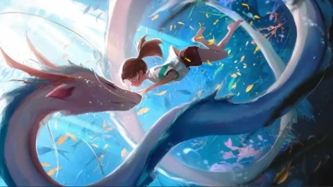 Girl And Water Dragon Live Wallpaper - Free Live Wallpaper