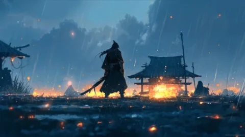 Samurai Returns 4K Live Wallpaper - Free Live Wallpaper