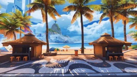 Overwatch 2 Beach Live Wallpaper - Free Live Wallpaper