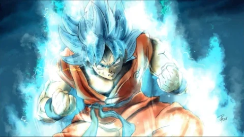Goku SSJ Blue Dragon Ball Super Anime Live Wallpaper - Free Live Wallpaper