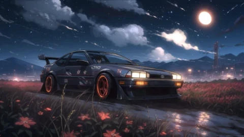 Midnight Drive 4K Live Wallpaper - Free Live Wallpaper