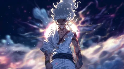 Angry Luffy Gear 5 Live 4K Wallpaper - Free Live Wallpaper