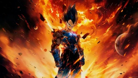 Vegeta Warrior Remastered 4K Live Wallpaper - Free Live Wallpaper