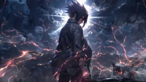 Sasuke Lightning Live Wallpaper - Free Live Wallpaper