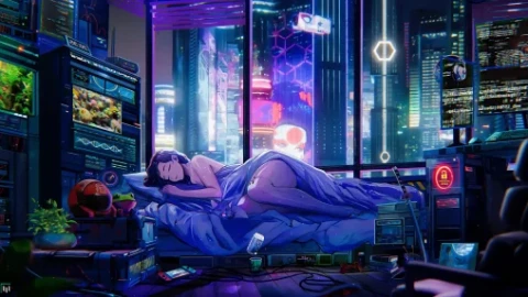 Cyberpunk Night Dream Live Wallpaper - Free Live Wallpaper