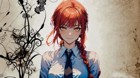 Makima from Chainsaw Man Live Wallpaper - Free Live Wallpaper