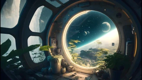 Space Window Ambience Live Wallpaper - Free Live Wallpaper