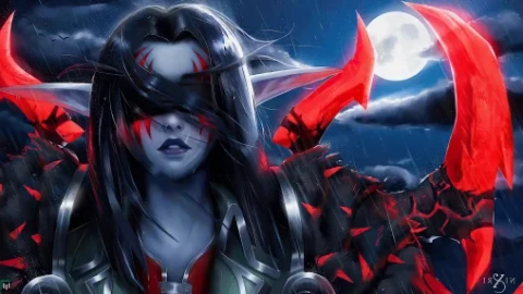 Blind Night Elf Live Wallpaper - Free Live Wallpaper