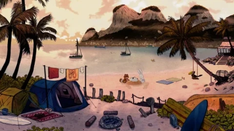 Cartoon Beach Live Wallpaper - Free Live Wallpaper
