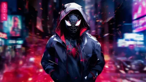Miles Morales: Glass - Live Wallpaper - Free Live Wallpaper