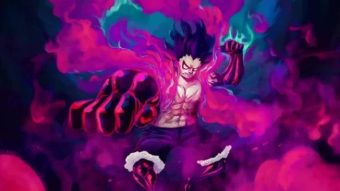 Serpentine Fury: Luffys Snakeman - Free Live Wallpaper