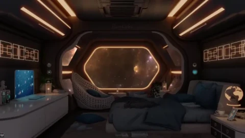 Deep Space Room Live Wallpaper - Free Live Wallpaper