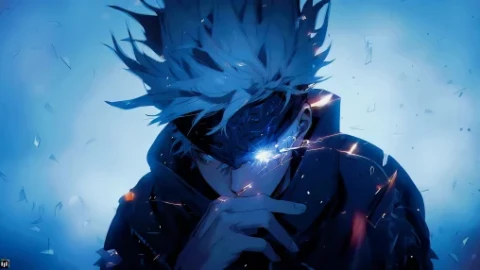 Satoru Gojo: Shattering Glass - Live Wallpaper - Free Live Wallpaper