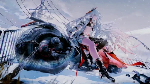 Girl on Motorcycle Live Wallpaper - Free Live Wallpaper