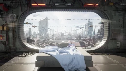 Futurictic Dreamscape Live Wallpaper - Free Live Wallpaper