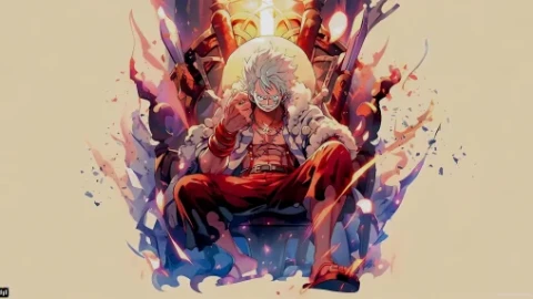 Luffy Gear 5 Throne Live Wallpaper - Free Live Wallpaper