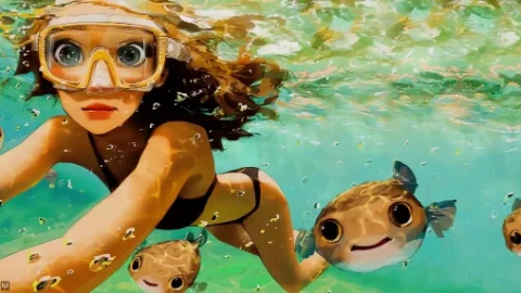 Ocean Girl Live Wallpaper - Free Live Wallpaper