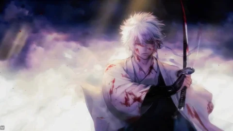 Gintama Manga - Sakata Gintoki Live Wallpaper - Free Live Wallpaper