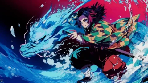 Tanjiro Kamado - Water Breathing Live Wallpaper - Free Live Wallpaper