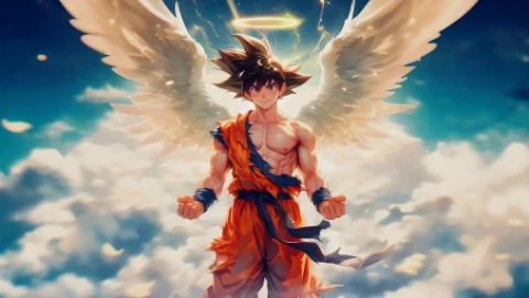 Goku Angel Live Wallpaper - Free Live Wallpaper