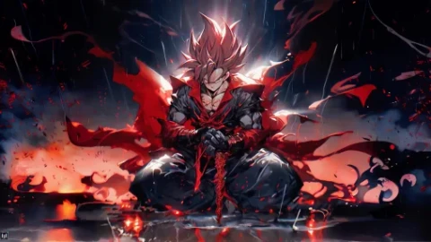 Son Goku - Neon Noir Live Wallpaper - Free Live Wallpaper
