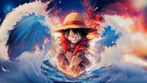 Monkey D. Luffy - Ocean Live Wallpaper - Free Live Wallpaper
