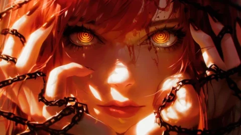 Chainsaw Man - Chained Makima Live Wallpaper - Free Live Wallpaper