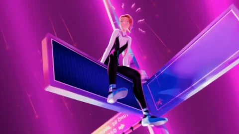 Gwen Stacy on a Panel Live Wallpaper - Free Live Wallpaper