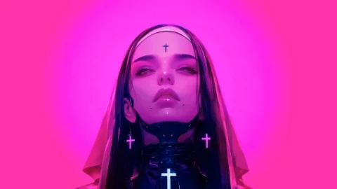 Cyber Nun Live Wallpaper - Free Live Wallpaper