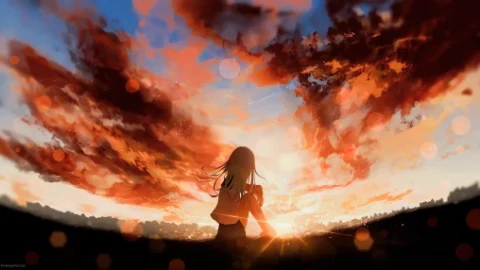 Orange Sunset Live Wallpaper - Free Live Wallpaper