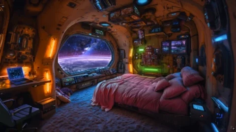 Galaxy Room Live Wallpaper - Free Live Wallpaper