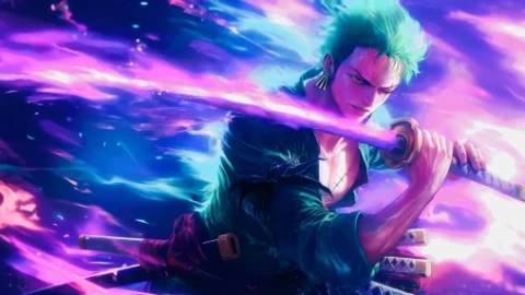Roronoa Zoros Purple "Enma" Katana Live Wallpaper - Free Live Wallpaper