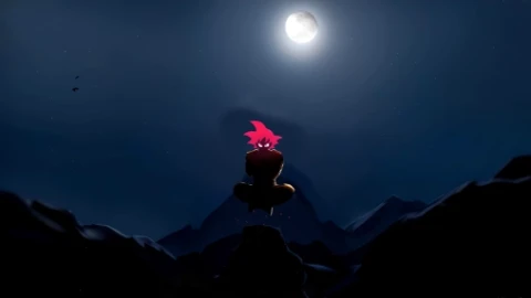 Goku At Night Dragon Ball Live Wallpaper - Free Live Wallpaper