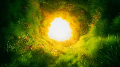 Fluffy Grass Portal Live Wallpaper - Free Live Wallpaper