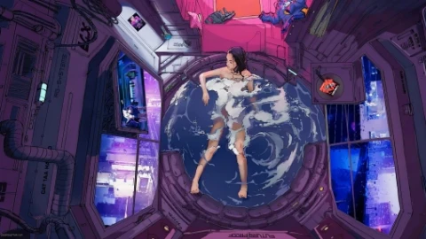 Lofi Scifi Girl Live Wallpaper - Free Live Wallpaper