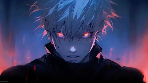 Gojo Satoru Flame Eyes Live Wallpaper - Free Live Wallpaper