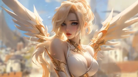 Mercy - Overwatch Live Wallpaper - Free Live Wallpaper