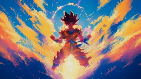 Goku: Blazing Power - Free Live Wallpaper