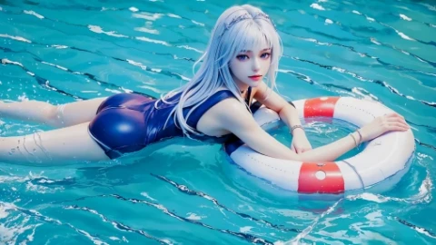 Pool Girl Live Wallpaper - Free Live Wallpaper