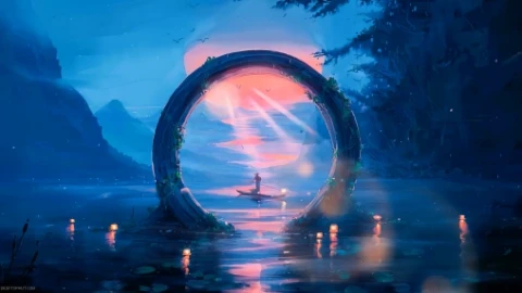 Sunset Circle Live Wallpaper - Free Live Wallpaper