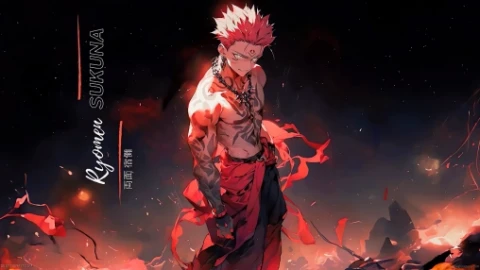 Red Ryomen Sukuna Live Wallpaper - Free Live Wallpaper
