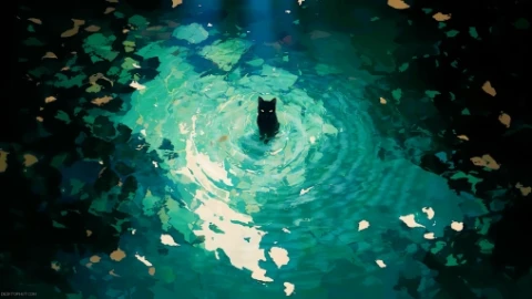 Lonely Cat Chill Live Wallpaper - Free Live Wallpaper