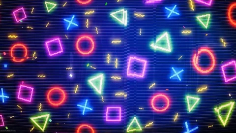 Playstation Shapes Live Wallpaper - Free Live Wallpaper