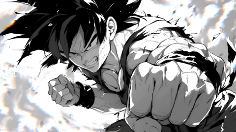 Dragon Ball Manga Style Goku Live Wallpaper - Free Live Wallpaper