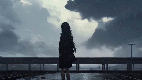 Alone In Rain Live Wallpaper - Free Live Wallpaper
