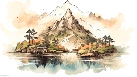Painted Japanese Nature Live Wallpaper - Free Live Wallpaper