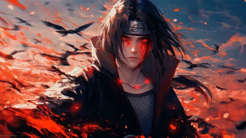Naruto Bloody Itachi Uchiha Live Wallpaper - Free Live Wallpaper